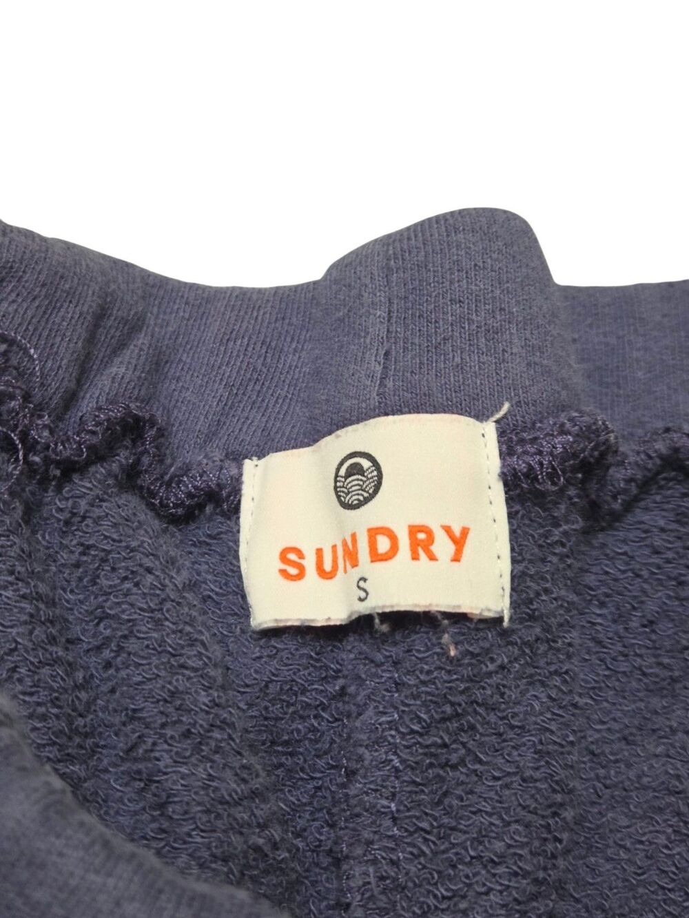 Sundry Trouser Cotton Sweatpants French Terry Navy Yellow Stripe S Festival C271 - Picture 3 of 10